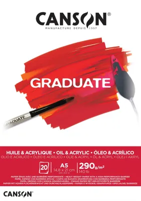 Zdjęcie produktu dla Canson Graduate, Papier artystyczny, 290 g/m², 20 ark.