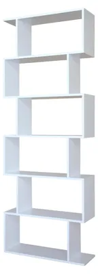 Produktbild von Regal Modell 70189 mit 6 versetzten Fächern, 70x189x23,5 cm (BxHxT)