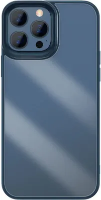 Produktbild von Baseus Crystal transparente Hlle fr iPhone 13 Pro Max  Blau