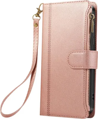 Immagine prodotto di Avizar, custodia con cerniera per Galaxy A56 con tracolla staccabile, rosa
