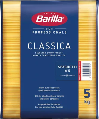 Image de Barilla Spaghetti n° 5 grand paquet 5 kg.