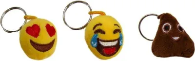 Produktbild von Schlüsselanhänger mit Smiley, 5 cm, mit Sound, Mix