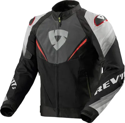 Produktbild von Revit Quantum 3 Air Textiljacke Grau / Rot S