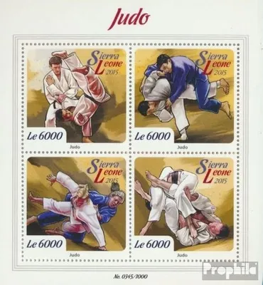 Produktbild von Briefmarken Sierra Leone 2015 Mi 6738-6741 Kleinbogen (kompl. Ausg.) postfrisch Judo