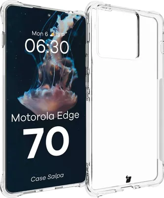Produktbild von Flexible Handyhülle für Motorola Edge 70, Bizon Case Salpa, Transparent