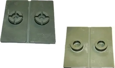 Produktbild von 2x Gleitplatte für liegende Holzspalter passend für  zb. ALKO ATIKA GÜDE Scheppach Woodster Einhell Bell Stahlmann KITY Zipper und viele mehr