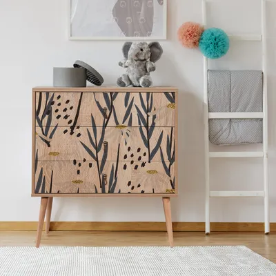 Produktbild von Skye Decor, City Trio Daisy, Kommode, Mehrfarbig, 100 % MELAMINBESCHICHTETE SPANPLATTEN, 80 x 40 x 89 cm