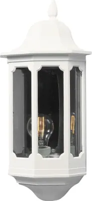 Produktbild von Konstsmide Pallas Wandleuchte weiß lackiertes Aluminium, rauchfarbenes Acrylglas, Hand EU 566-250
