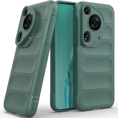 Produktbild von Handyhülle für Huawei Pura 70 Ultra Weich TPU Silikon Stossfest Anti-rutsch Hülle Grün