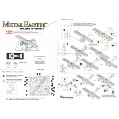 Image de Puzzle 3D METAL EARTH Avion Spirit of St. Louis