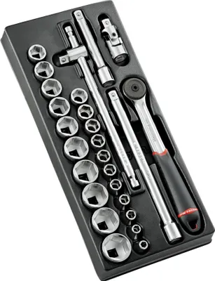 Produktbild von Facom Modul - Steckschluessel 1/2Z, 26-tlg