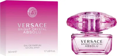 Obrázek produktu pro Versace Bright Crystal Absolu Parfém 50ml. Profesionální a dekadentní vůně pro ženy s intenzivními květinovými tóny. Navodí pocit luxusu a elegance.
