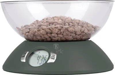 Image de BERLINGERHAUS Balance de cuisine avec bol Matte Green Collection BH-9619