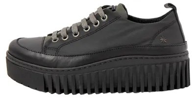 Image de Art Chaussures pour Femme 1518A RUBBER NYLON BLACK-KAKI/BRIGHTON Couleur Noir