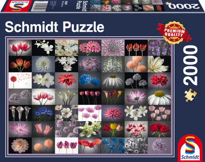 Produktbild von Puzzle 2000 Teile Blumengruß