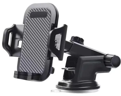 Image de Support pour téléphone de voiture Rotation à 360 degrés Ventouse puissante Support pour téléphone à fixer sur la grille d'aération Support pour tableau de bord pour véhicule