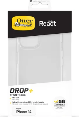 Image de Coque Otterbox React transparente pour iPhone 14