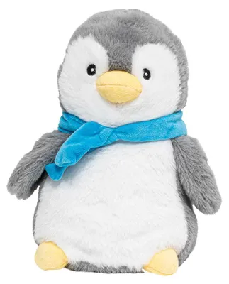 Image de Plic Bouillotte Doudou Flocon Manchot 300 g Peluche Chauffante