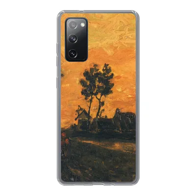 Produktbild von MuchoWow® Handyhülle Schutzhülle Hülle für Samsung Galaxy S20 FE Landschaft bei Sonnenuntergang - Vincent van Gogh Silikon Softcase Handy Hülle - Abdeckung