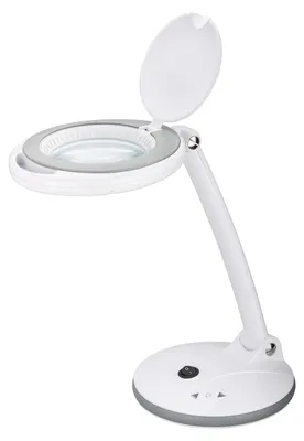 Produktbild von Goobay LED-Stand-Lupenleuchte, 6 W - 80-450 lm, dimmbar, 100 mm Glaslinse, 1,75-fache Vergrößerung, 3 Dioptrien