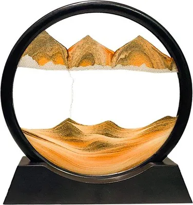 Produktbild von Famanu Sandkunst Deko - Bewegende Sanduhr mit anpassbaren Farben