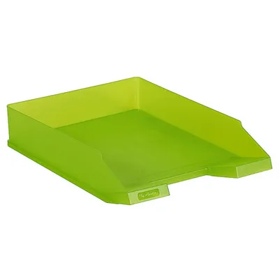 Produktbild von herlitz Briefablage, DIN A4, Polystyrol hellgrün-transluzent, Menge: 1 (Neu)