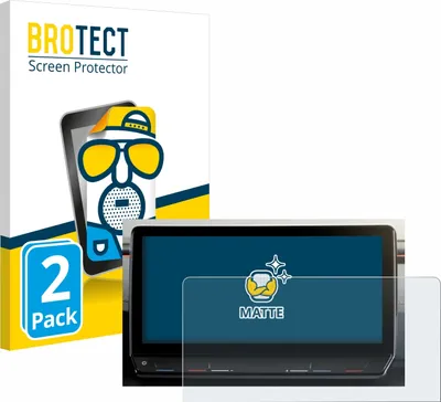 Produktbild von 2x BROTECT Schutzfolie für Cupra Formentor 2020-2022 Infotainment System 10" Displayschutz Displayschutzfolie Folie Matt Entspiegelungsfolie