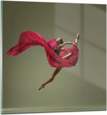 Produktbild von Bilder auf glas - Einteilig - Tänzer Ballett Künstler - 50x50cm - Glasbilder - Wandbilder - Bilder - zum Aufhängen bereit - Wanddekoration aus Glas - Glas Bilder - Wandbild auf Glas - GAC50x50-5037