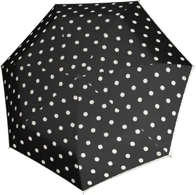 Image de Knirps parapluie de poche parapluie T.020 Small Manual Dot Art Black noir