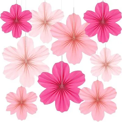 Immagine prodotto di Ghirlande a forma di fiore per feste di compleanno per bambini e decorazioni di Carnevale