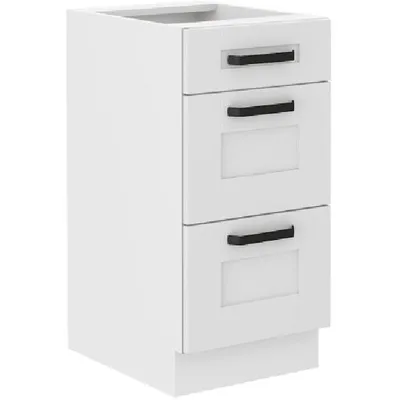 Image de Meuble de cuisine avec tiroirs LAILI - largeur 40 cm, blanc
