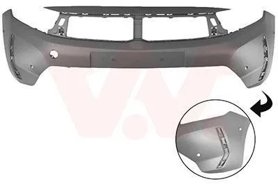 Produktbild von VAN WEZEL Stoßstange Stoßfänger für OPEL Corsa F Grundiert 3818575