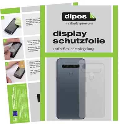 Zdjęcie produktu dla 1x Folia ochronna do LG K61 Backside matt Screen Protector Film Display Protection dipos