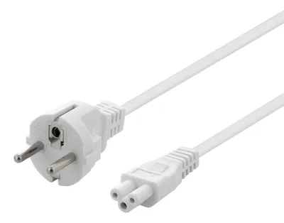 Zdjęcie produktu dla Deltaco DEL-109CV, 1 m, CEE7/7, IEC C5, 250 V, 2.5 A