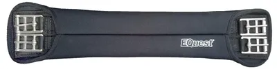 Produktbild von EQuest Neopren-Sattelgurt lang, Farbe:Black, Größe:130 cm
