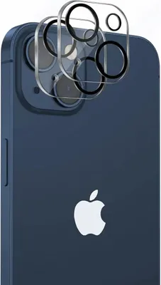 Obrázek produktu pro Ochrana fotoaparátu pro iPhone 14 [2 kusy] Ochranná fólie na fotoaparát Průhledná fólie z tvrzeného skla Ochranná fólie proti poškrábání zadního objektivu Ochranná fólie na objektiv Phonillico®