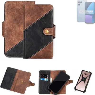 Produktbild von K-S-Trade Handyhülle Schutzhülle Bookstyle Case kompatibel mit Fairphone  Fairphone 5 Klapphülle Cover Hülle Schutztasche 1x