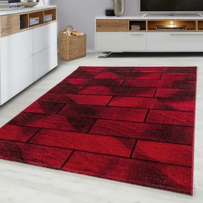 Produktbild von Ayyildiz Hali BETA801501110RED, Teppich, Polypropylen (PP), Rot, Rechteck, 800 mm, 1500 mm