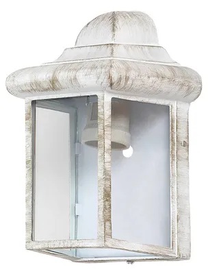 Image de Rabalux 8753 Applique extérieure Norvich, E27, aluminium, blanc, vintage/romantique, IP43, 22cm