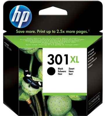 Zdjęcie produktu dla Czarny wkład drukujący HP nr 301 XL (CH563EE)