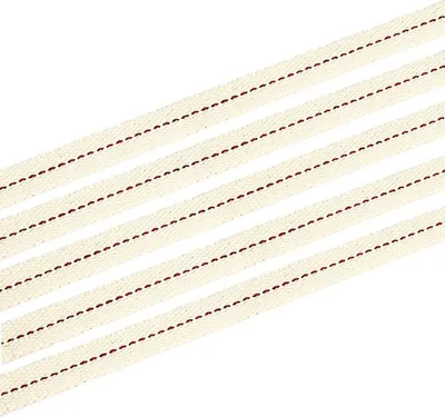 Produktbild von 5x12cm Docht für Feuerhand Sturmlaterne 12,5mm Breit 100% Natürliche Baumwolle