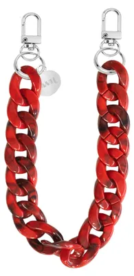 Produktbild von Rotes Telefonkabel mit Rosen-Design für iPhone und Samsung, 35 cm
