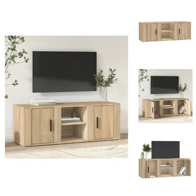 Produktbild von vidaXL TV-Schrank Sonoma-Eiche 100x31,5x35 cm Holzwerkstoff -  TV-Möbel
