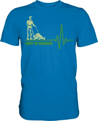 Produktbild von Rasenmäher T-Shirt Garten Humor Gärtner Gartenarbeit Geschenk – Royal Blue / 3XL