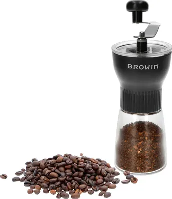 Produktbild von Manuelle KAFFEEMÜHLE Handkurbel Handkaffeemühle Handmühle Mühle BROWIN