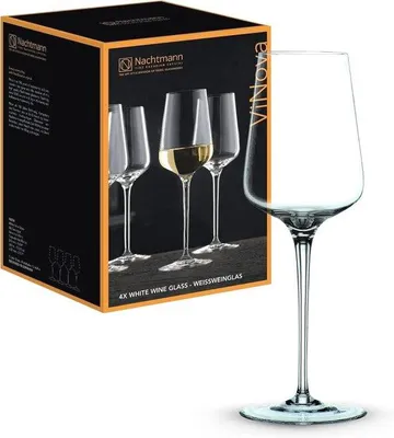 Productafbeelding van Set van 4 Witte Wijnglazen 380 ml - ViNova
