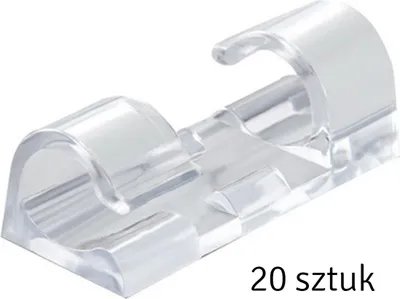 Zdjęcie produktu dla Apt Ag702B Zacisk Organizatora Kabli 20Szt