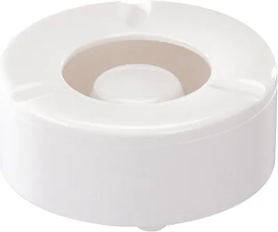 Produktbild von WACA Aschenbecher Windascher rund Ø 10 cm Melanim weiss stapelbar
