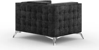 Produktbild von Chesterfield Sessel Couch 1 Sitzer Sofa Textil Stoff Couchen Polster Neu Fernseh