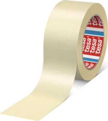 Produktbild von tesa Kreppband 4329 pastellgelb 19 mm x 50 m